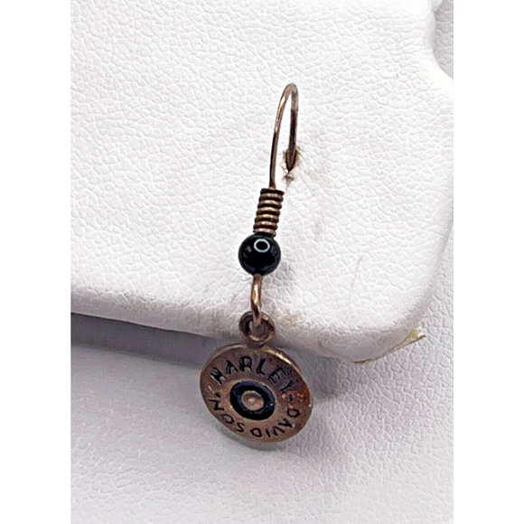 Vintage Harley Davidson Earrings RARE Signed OLG One Of A Kind Sterling 925 - Picture 2 of 6